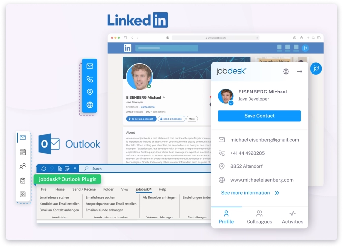 jobdesk LinkedIn plugin image